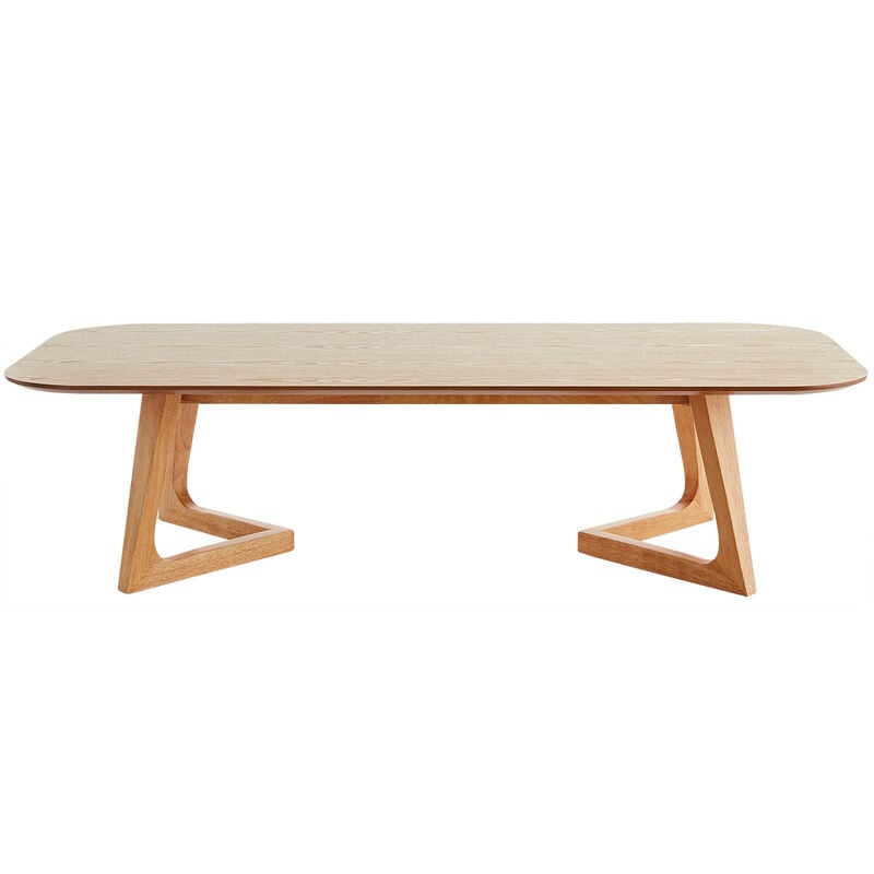 Miliboo - Table basse rectangulaire scandinave bois clair L150 cm juke