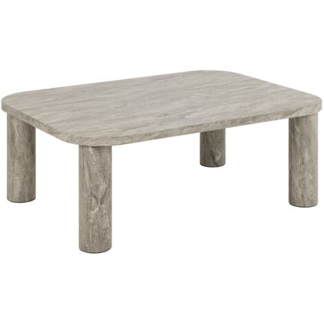 Table basse rectangulaire effet marbre design moderne GÖRAN