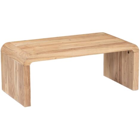 Table basse rectangulaire en acacia massif 100cm