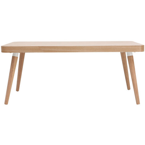 Table basse rectangulaire scandinave bois clair L95 cm TOTEM
