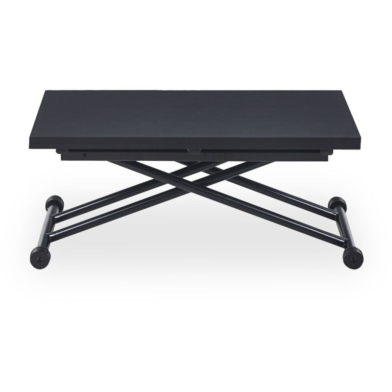 Cotecosy - Table basse relevable Carrera Noir carbone