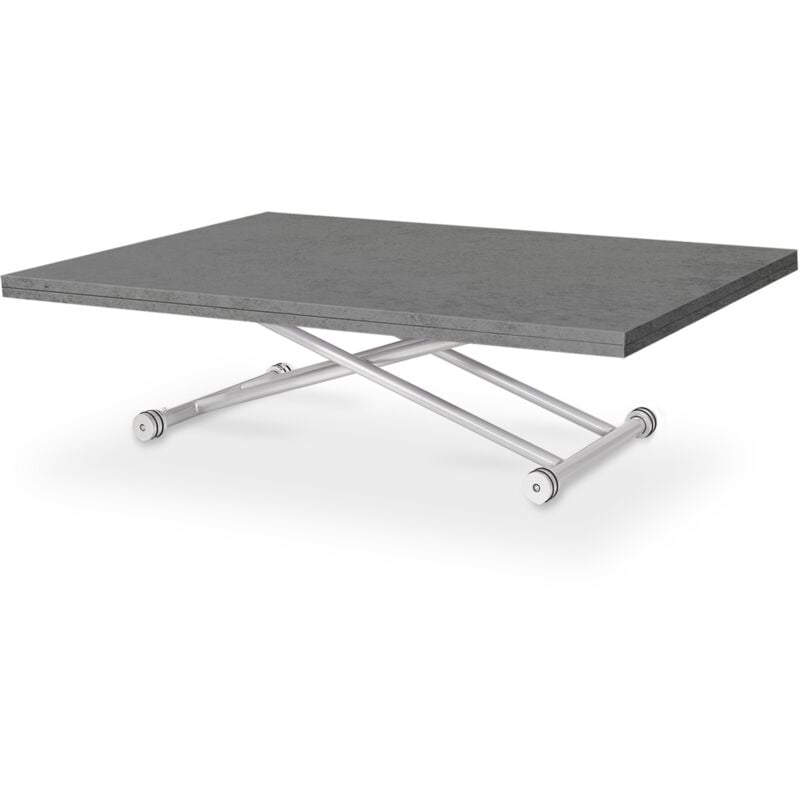 Table basse relevable Philadelphia xl Effet béton