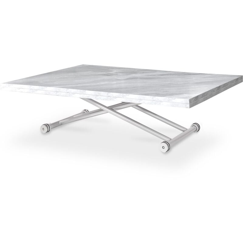 Table basse relevable Philadelphia xl Effet marbre