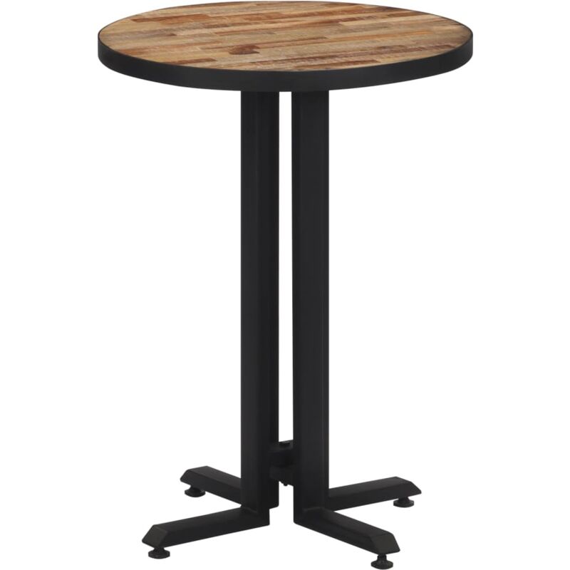 Vidaxl - Table de bistro ronde Ø55x76 cm teck de récupération massif