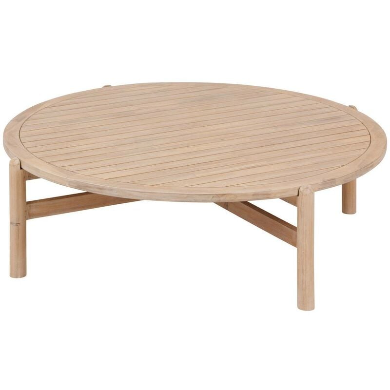 Hesperide - Table basse de jardin ronde Deona 120x38cm en acacia - Hespéride