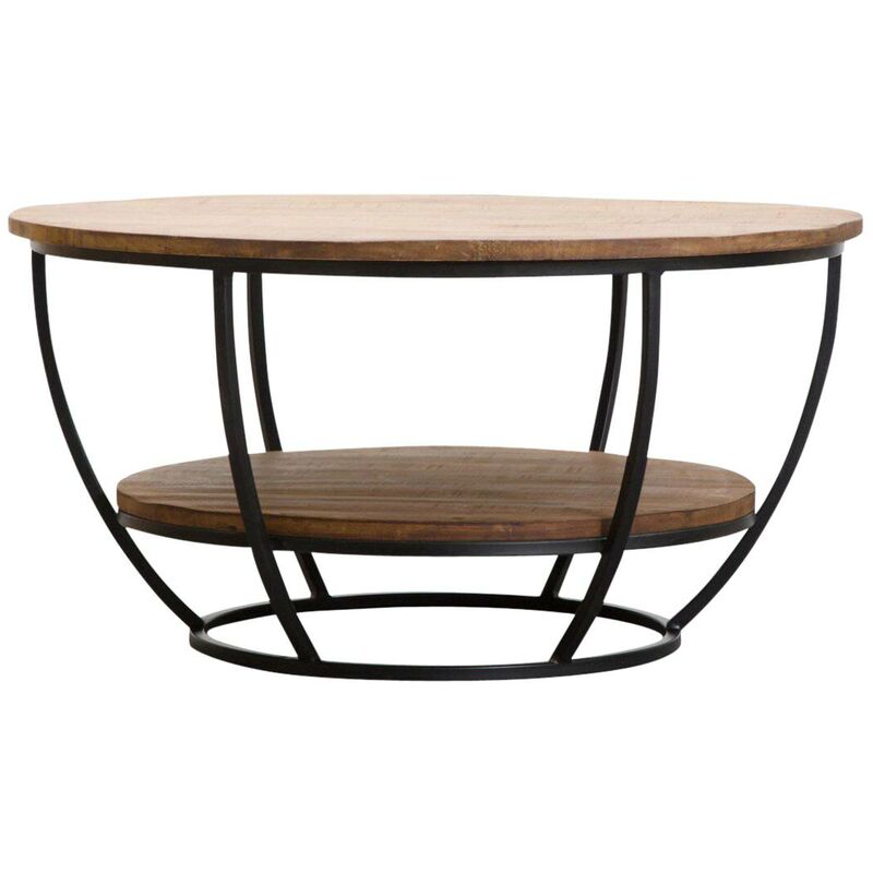 Made In Meubles - Table basse en bois de manguier Rita