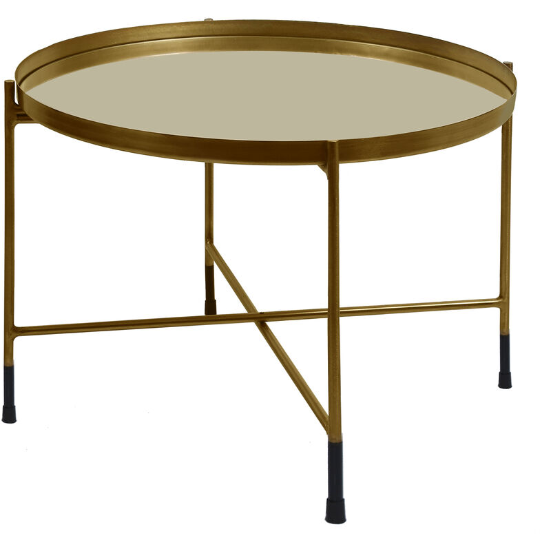 Basse Table Dusti Laiton Dusti Table Ronde Ronde Laiton Basse EWIDH29