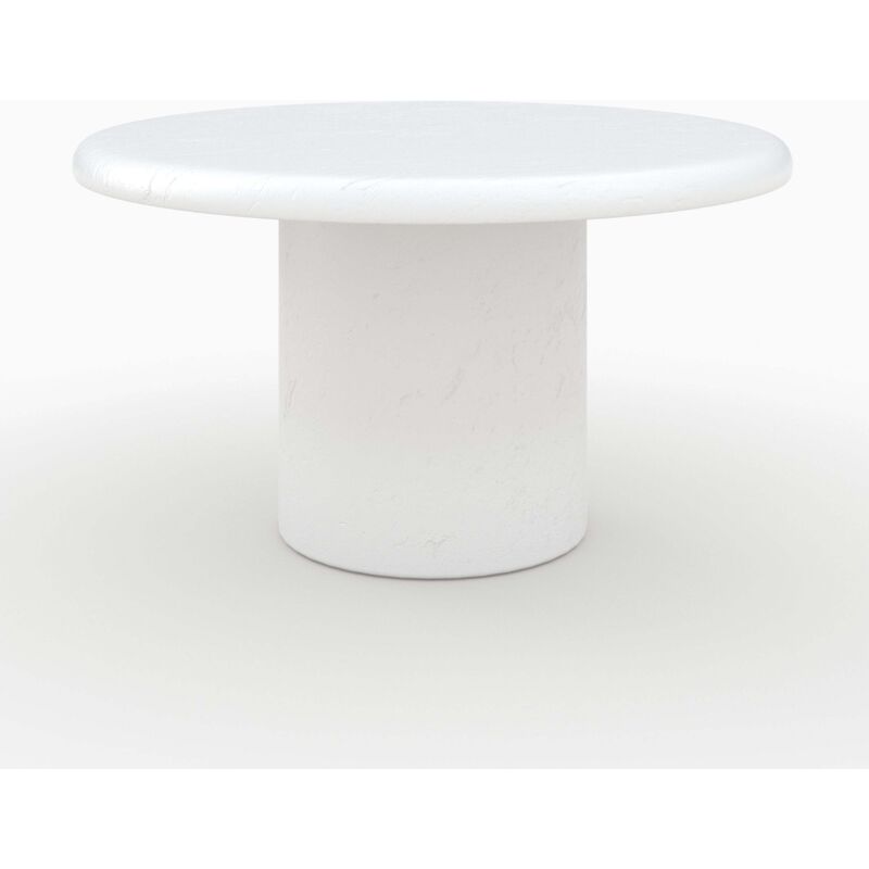 Rendez-Vous Déco – Table basse ronde en béton blanc cassé – Finition minérale résistante aux taches – Diamètre 75 cm – Hauteur 35 cm – Design Rendez-Vous Déco – Table basse ronde en béton blanc cassé – Finition minérale résistante aux taches – Diamètre 75 cm – Hauteur 35 cm – Design