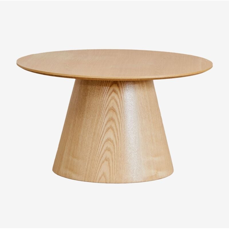 Table basse ronde en bois (Ø80 cm) Aura Sklum