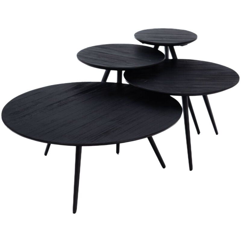 Hellin - Amadeus - Set de 4 tables basses Bengal