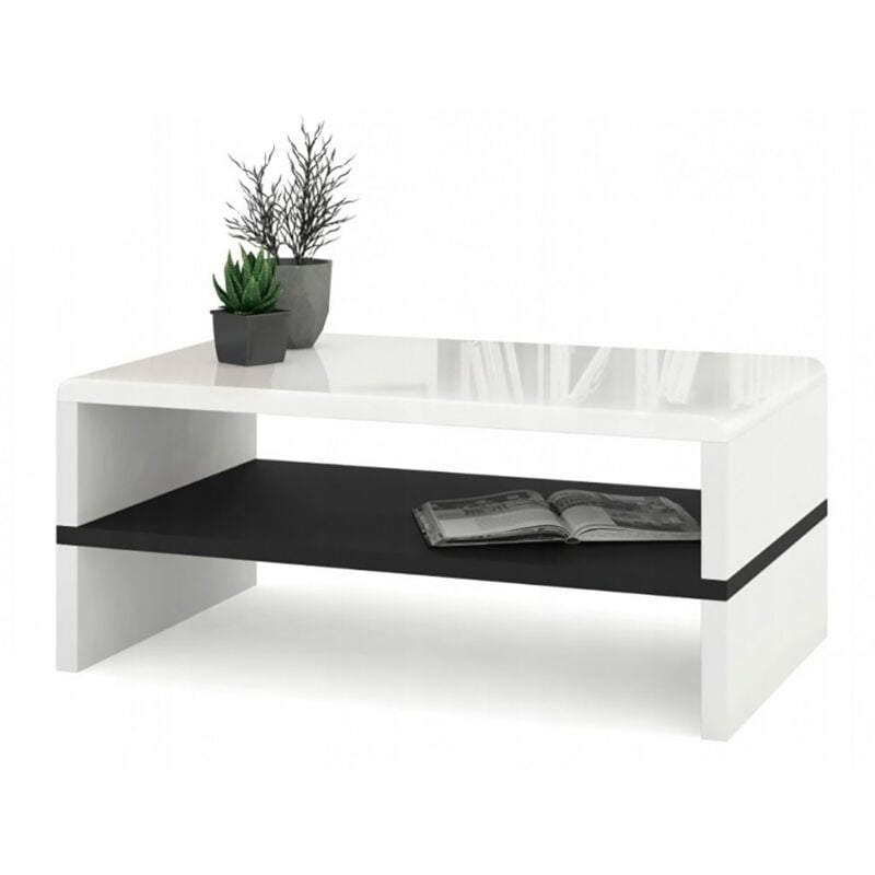 Table Basse Sirock 100 Cm Avec Plateau Laqué