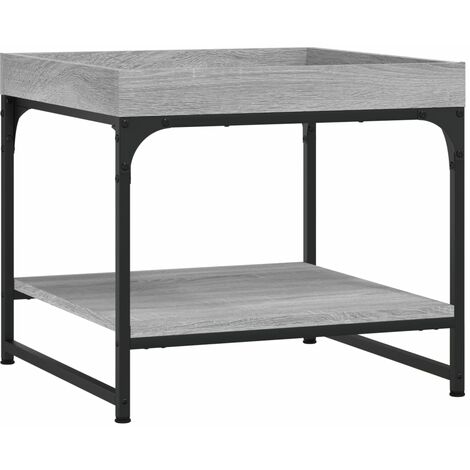 Table basse sonoma gris 49,5x49,5x45 cm bois d'ingénierie vidaXL - Gris