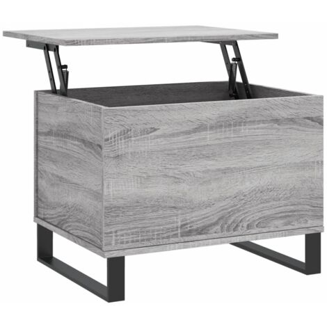 Table basse Sonoma gris 60x44,5x45 Bois d'ingénierie