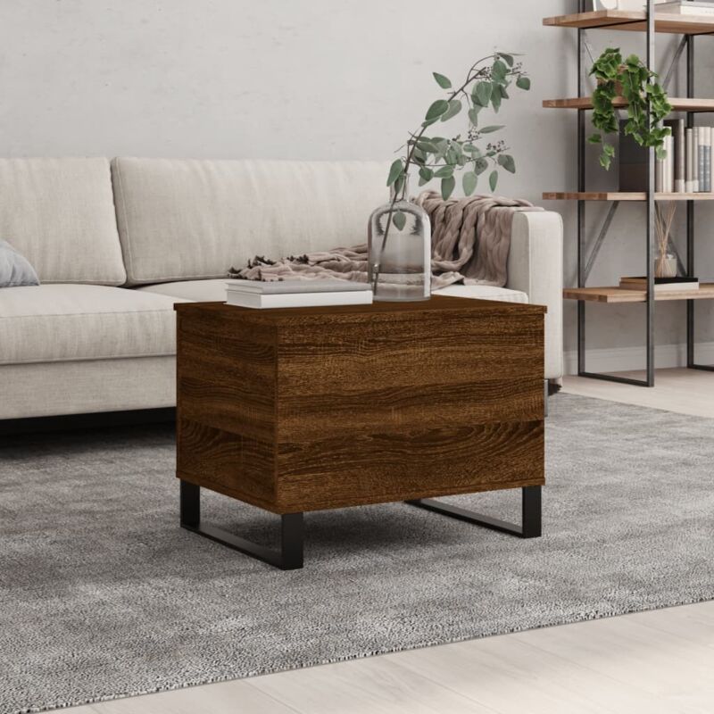 Vidaxl - Table basse Chêne marron 60x44,5x45 cm Bois d'ingénierie Chêne marron