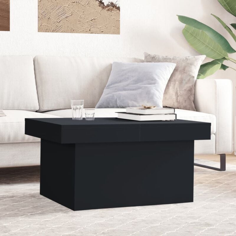 Vidaxl - Table basse noir 100x55x40 cm bois d'ingénierie
