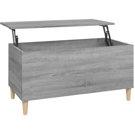 Table basse Sonoma gris 90x44,5x45 Bois d'ingénierie