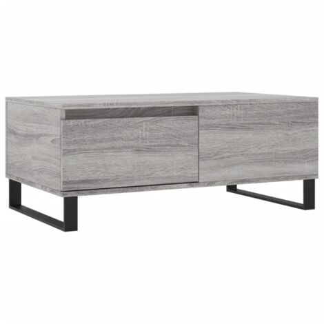 Table basse Sonoma gris 90x50x36,5 cm Bois d'ingénierie vidaXL