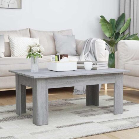 Table basse, Table d'appoint, Design Moderne，Table de Salon Sonoma gris 100x60x42 cm Bois d'ingénierie XZZ71231991