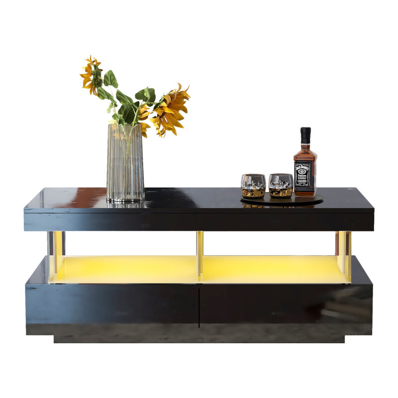 Table basse , table de canapé, table d'appoint , table de canapé moderne à haute brillance, table de salon, plateau de table durable, résistant aux