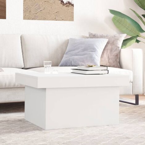 Table basse, Table de salon, Bout de canapé blanc 100x55x40 cm bois d'ingénierie WFE115017 DESIGN IN
