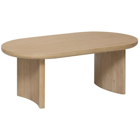 Table basse, Table de salon en bois coloris  Beige- Longueur 110 x Profondeur 60 x Hauteur 42 cm