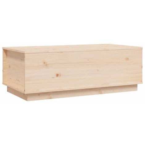 Table basse Table de salon Table de café 100x50x35 cm Bois massif de pin