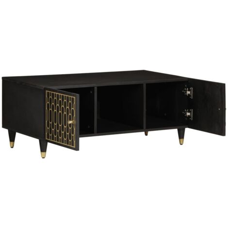Table basse  Table de salon  Table de café 100x54x40 cm bois de manguier massif