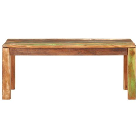 Table basse  Table de salon  Table de café 110x55x40 cm bois de récupération massif