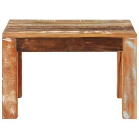 Table basse  Table de salon  Table de café 55x55x35 cm Bois de récupération massif