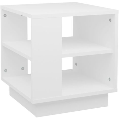Table basse  Table de salon  Table de café Blanc 40x40x43 cm Bois d'ingénierie