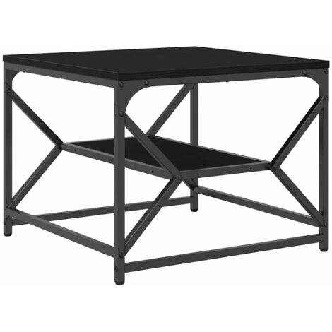 Table basse  Table de salon  Table de café Chêne noir 51 x 50 x 40 cm