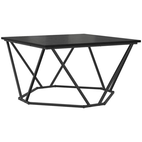 Table basse  Table de salon  Table de café Chêne noir 80 x 80 x 45 cm