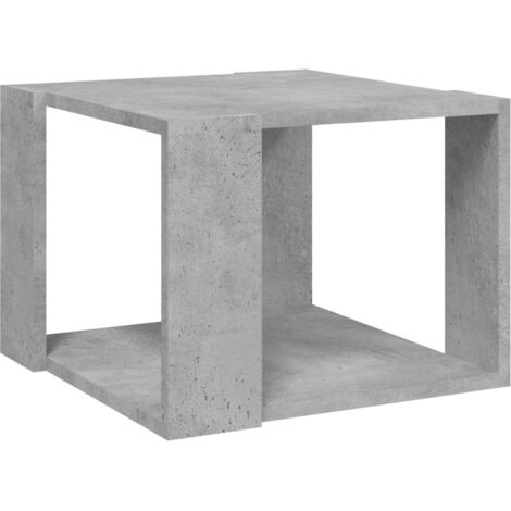 Table basse  Table de salon  Table de café Gris béton 40x40x30 cm Bois d'ingénierie