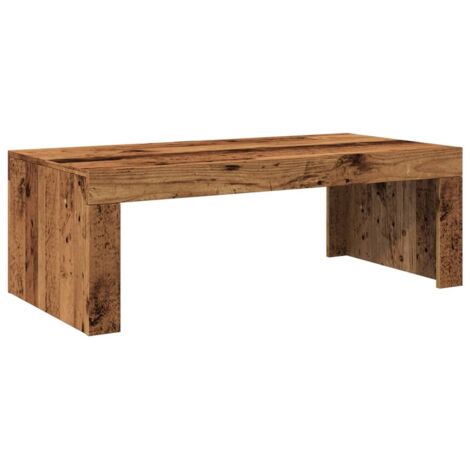 Table basse  Table de salon  Table de café vieux bois 102x50x35 cm bois d'ingénierie