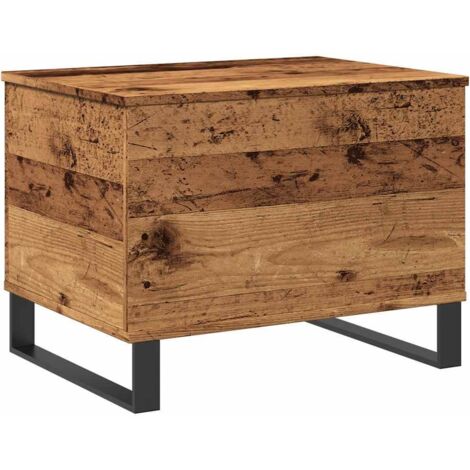 Table basse  Table de salon  Table de café vieux bois 60x44,5x45 cm bois d'ingénierie