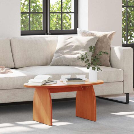 Table Basse-Table Salon Marron cire 389232