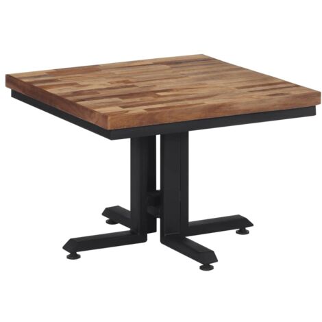 Table basse-Table Salon-Table d'appoint 55x55x40 cm teck de récupération massif 599707