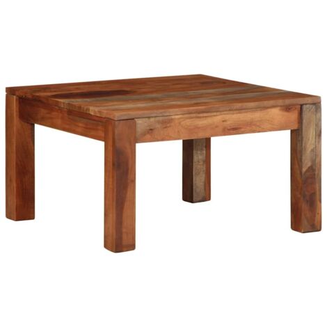 Table basse-Table Salon-Table d'appoint 60x60x35 cm bois massif d'acacia 513518