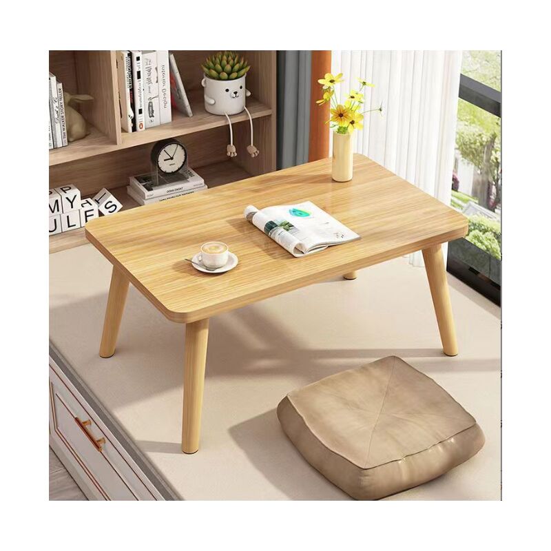 Table Basse, Table Tatami pour Ordinateur Portable, Table De Pique-Nique, Basse Portable, 60x40x32cm, Couleur du Bois