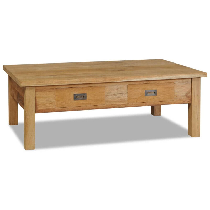 Vidaxl - Table basse teck massif 100x60x35 cm