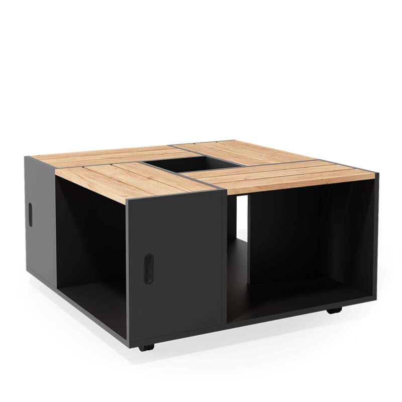 Table basse Anton, Anthracite, 80 x 80 cm Vicco