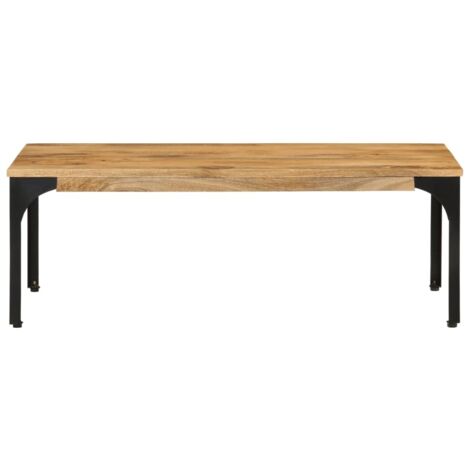 Table basse，Table d'appoint，Table de Salon 100x55x35 cm bois de manguier massif CFW76993