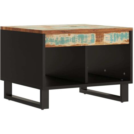 Table basse，Table d'appoint，Table de Salon 55x50x40 cm bois de récupération massif CFW69617