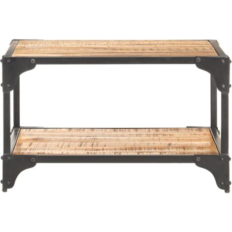 Table basse,Table d'appoint,Table de Salon 60x60x35 cm Bois de manguier massif CFW67546