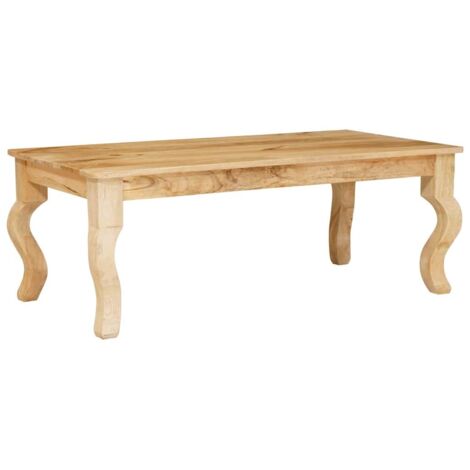 Table basse，Table d'appoint，Table de Salon Marron 100 x 55 x 40 cm bois de manguier massif CFW71761