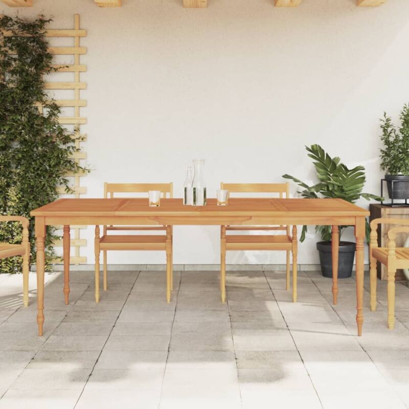 Vidaxl - Table Batavia 200x100x75 cm Bois de teck solide