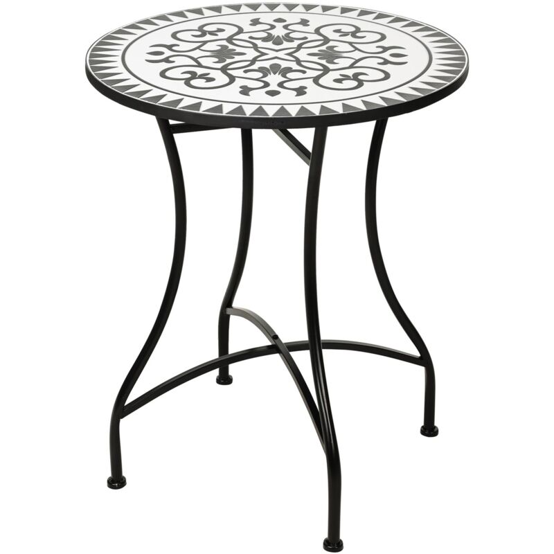 Table bistro design mosaïque Well Home Ø60x71cm