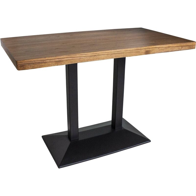 Antic Line Créations - Table bistrot double pied 110 x 60 x 75 cm
