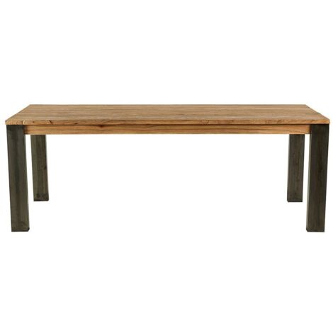 Table bois et métal 150cm Toronto Casita TOTA150 - 150x90x76 cm - Kayu Meuble