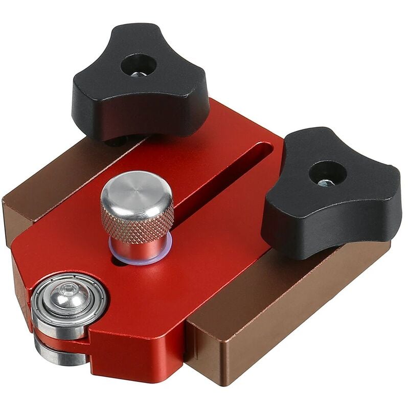 Table à bois scie limite de coupe rapide clôture rouleau coulissant établi t piste outil de fixation de positionnement réglable